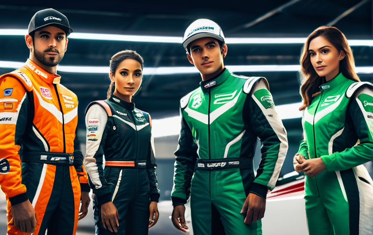카트라이더 유저 피드백 반영 사례 - **Prompt:** A dynamic, wide shot of a male or female kart racer, mid-race, expertly navigating a win...