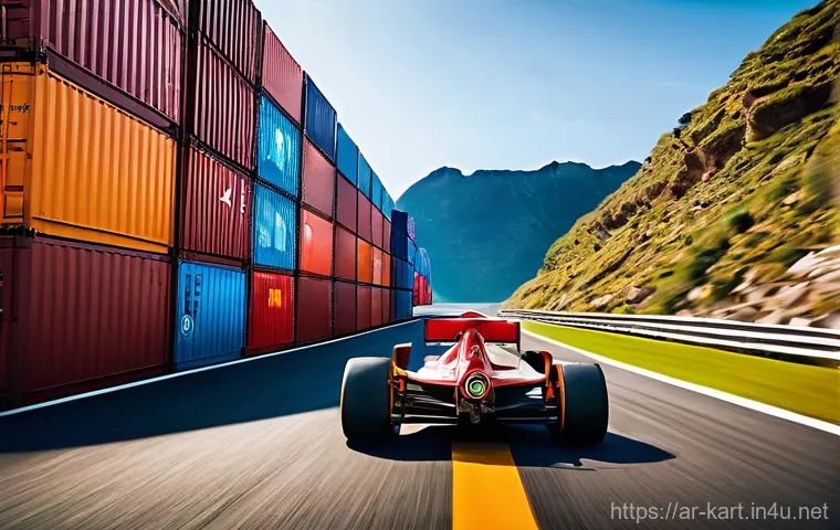 카트라이더 전설 트랙의 비밀 - **Prompt:** "A sleek, high-performance racing kart, executing a perfect, extended drift through a sh... 카트라이더 전설 트랙의 비밀 - **Prompt:** "A sleek, high-performance racing kart, executing a perfect, extended drift through a sh...