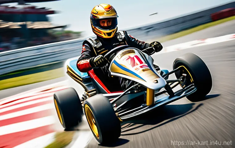 카트라이더 인기 유튜버 채널 리스트 - Behind them, another character in a sturdy, tank-like kart has just activated a shimmering blue shie...