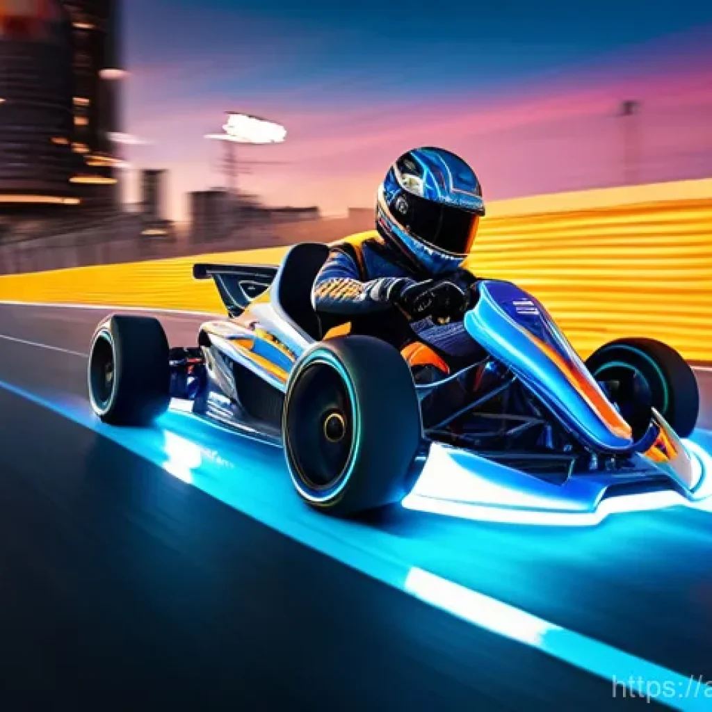 카트라이더 게임 초보자 튜토리얼 - **Prompt:** A highly dynamic, action-packed scene of a KartRider kart executing a perfect "Boost Dri...
