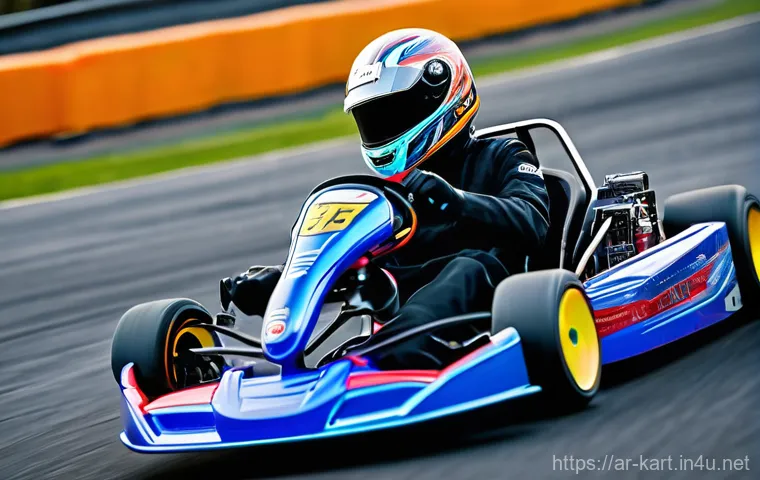 카트라이더 초보 유저와 게임 공략 기법 - **Prompt 1: The Apex of Drifting Skill**
    "A dynamic, high-angle shot capturing a sleek, customiz...