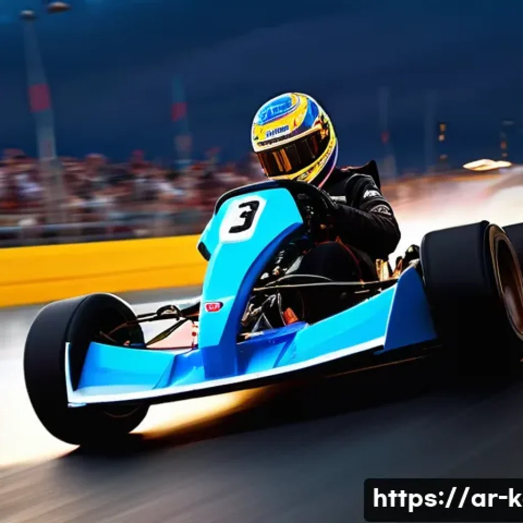카트라이더 숨겨진 팁 모음 - **Prompt: The Apex Drifter**
    "A highly skilled kart racer, clad in a sleek, futuristic full-body...