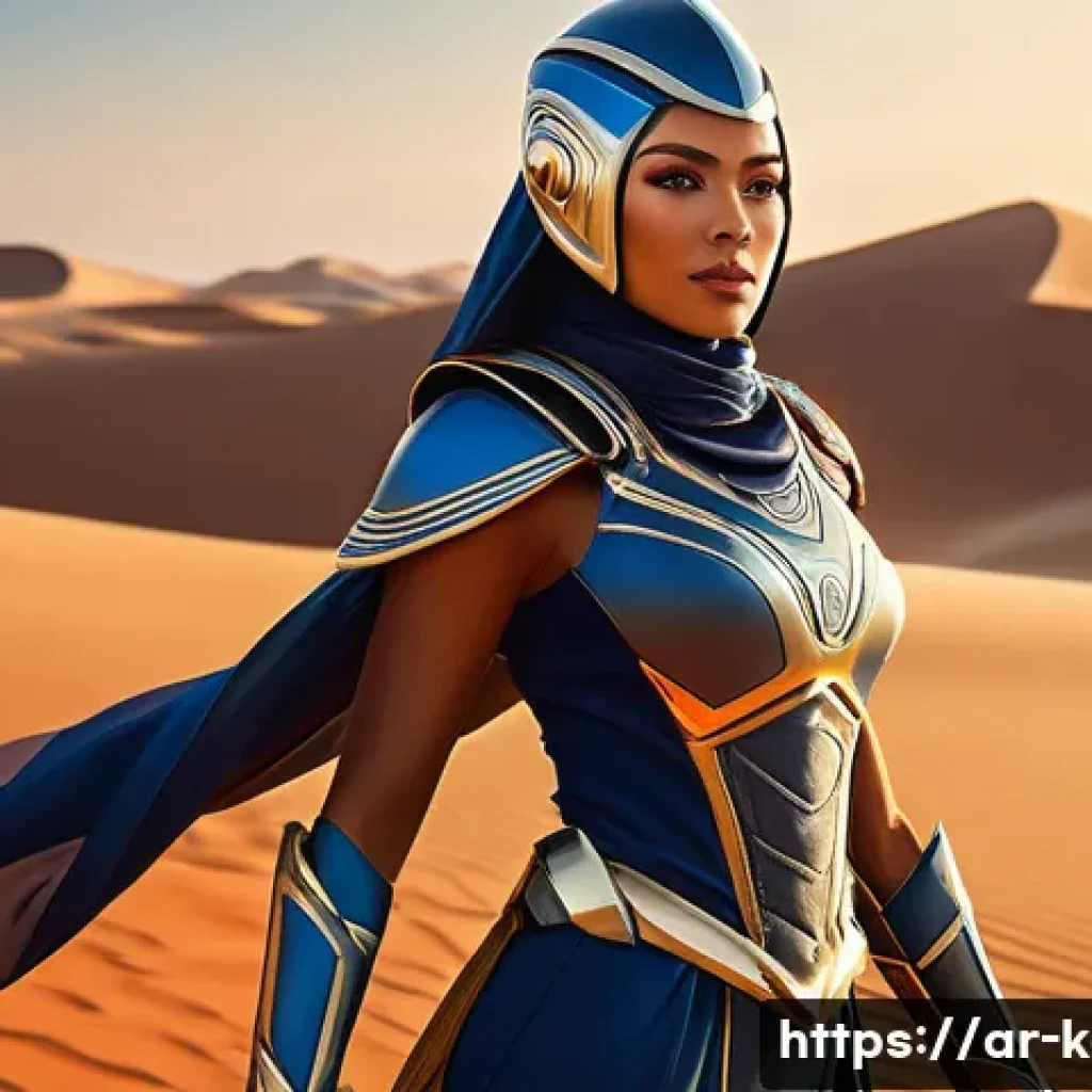 카트라이더 팬아트 대회의 비하인드 스토리 - **Prompt 1: Character Art - "Desert Dynamo Dao"**
    A dynamic, full-body digital painting of KartR...