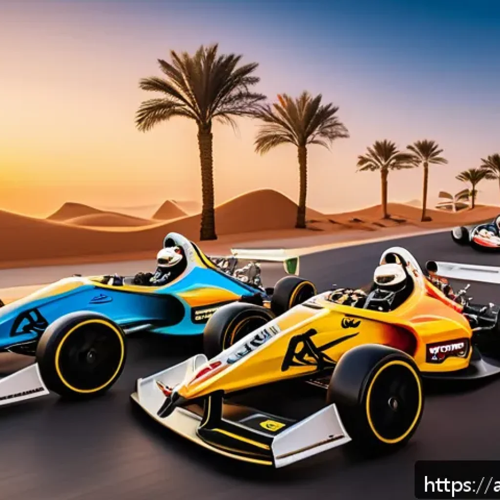 카트라이더 베스트 공략 추천 - A dynamic and colorful KartRider racing scene set on a sharp-curved, intricate map inspired by Middl...