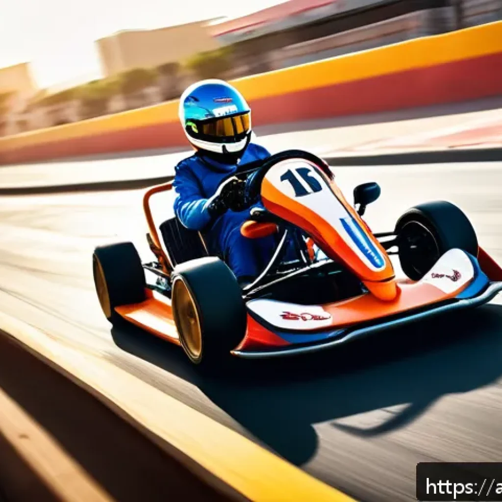 카트라이더 초보 유저의 게임 공략 노하우 - A dynamic and colorful KartRider racing scene set in a vibrant Middle Eastern-inspired cityscape at ...